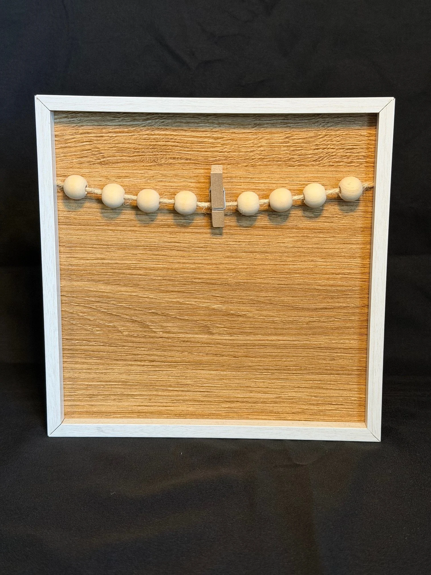 Clothespin Photo Frame
7"x7"
$3.00