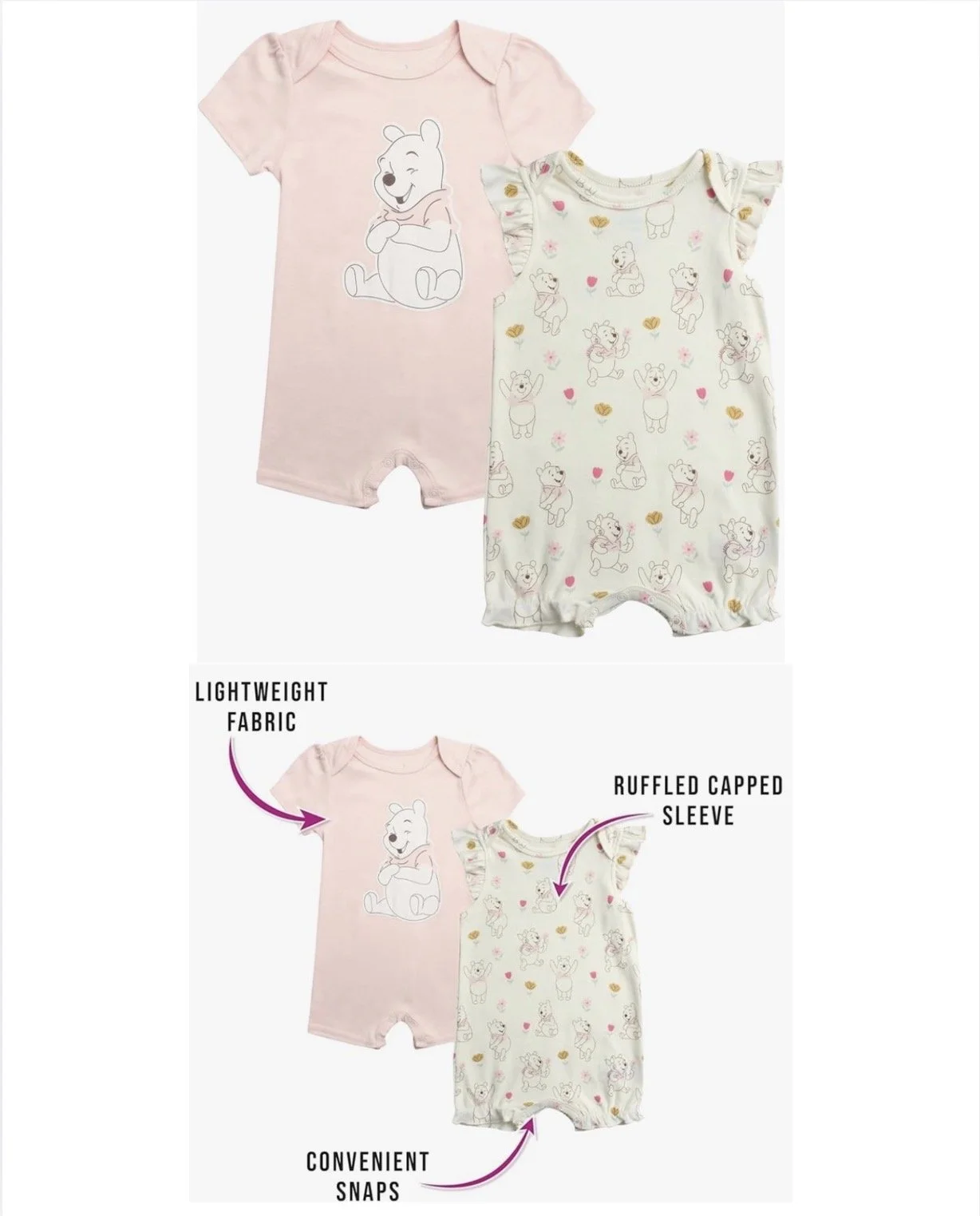 2 Pink Onsie Set - $20.50