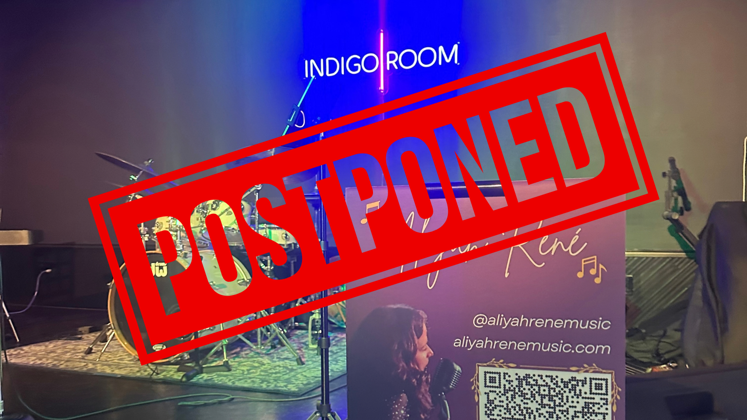 [POSTPONED] Aliyah René @ The Indigo Room