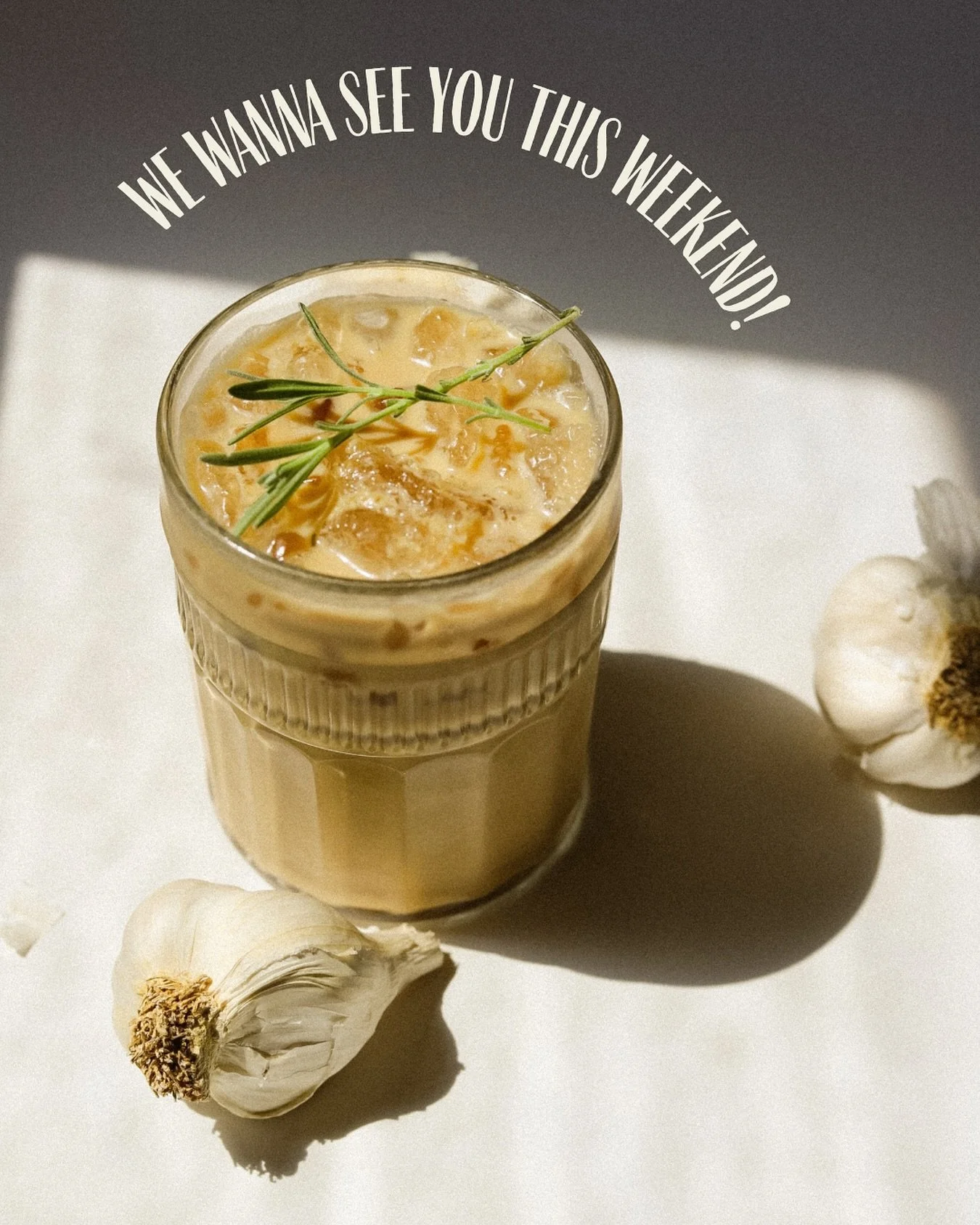 WEEKEND LINEUP:
SATURDAY 7:30-10:30&ndash; @wichitastatept !! this is open to the public whether you&rsquo;re running or not, so come out! 

SUNDAY 11am-3pm&mdash; @oriesgarlicfest !! come grab our rosemary + garlic iced latte, a ONE DAY SPECIAL. lot