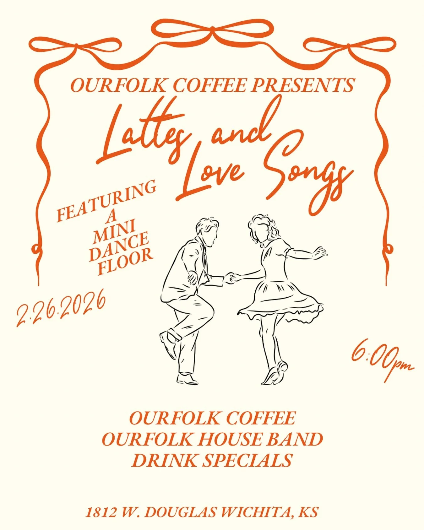 NEW DATE:

we missed getting to party with you valentine&rsquo;s weekend, but we&rsquo;re bringing it all back next week! you can still expect:

💌 love songsss (family friendly, don&rsquo;t worry)
🍓 drink specials
💋 food vendor 
💃🏼 mini dance fl