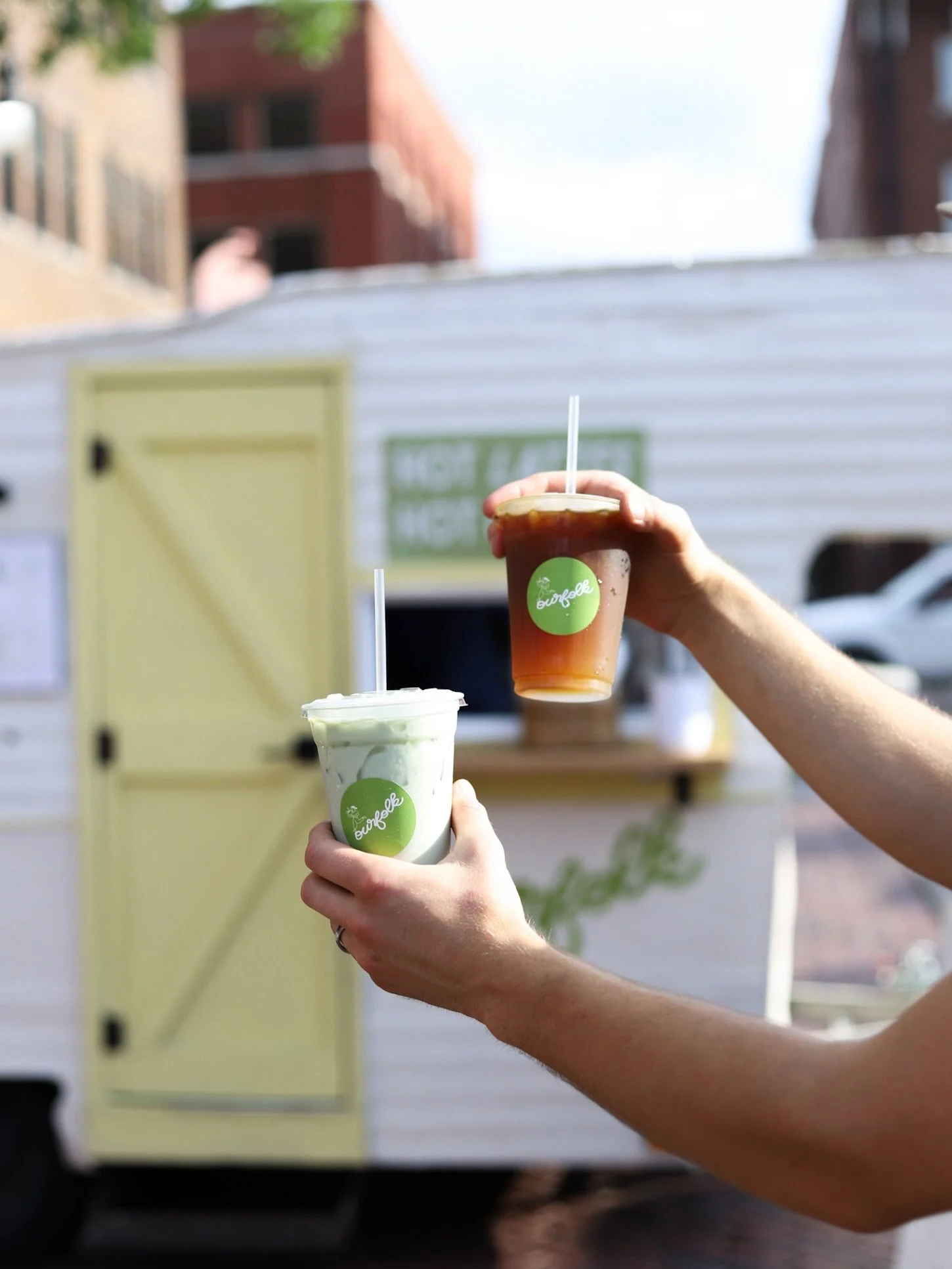 Wanna know how you can get OurFolk Coffee every week? Come to the farmers markets!! Every Saturday we have a spot at the @oldtownfarmandartmarket + @kansasgrownfarmersmarket Wichita! 

Expect handcrafted drinks made with only high quality ingredients