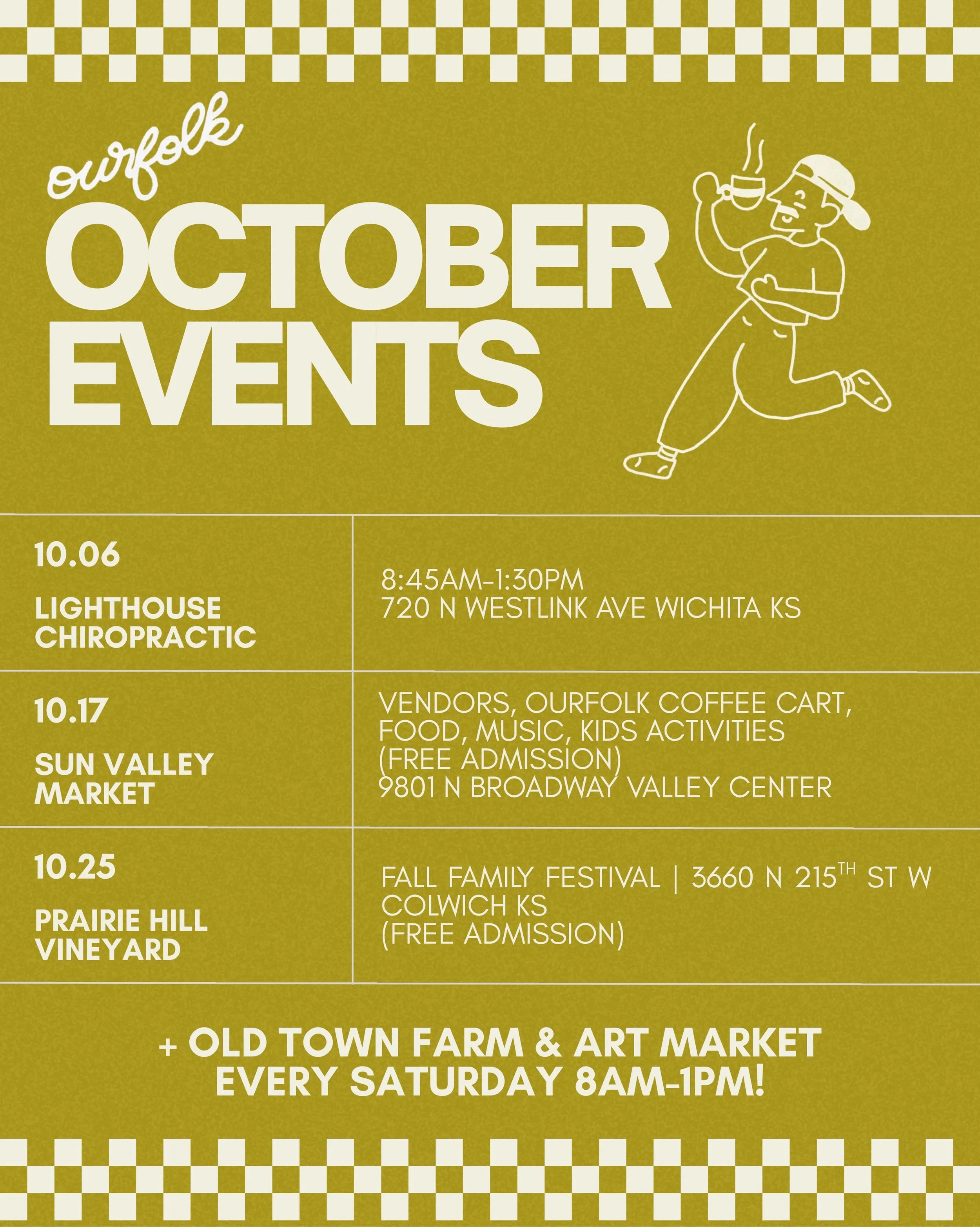 plenty of fall festivities happening this month! catch us at one of these pop ups!
