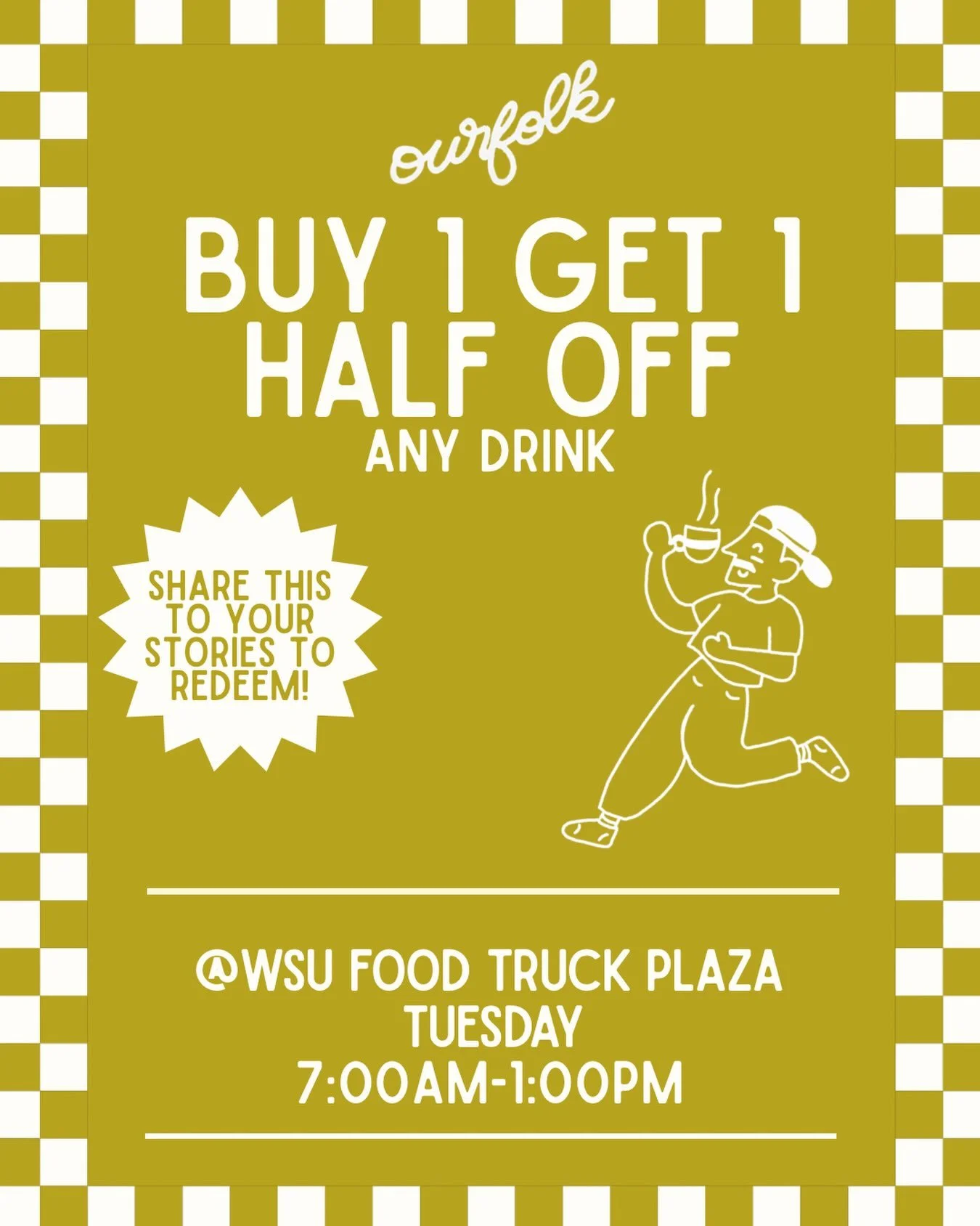 TOMORROW! come out + bring a friend!
