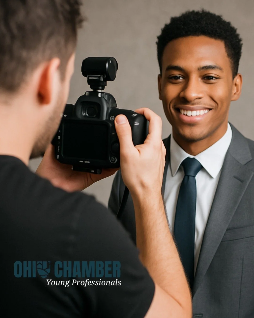 Come for the networking, leave with a new LinkedIn pic 😉 Free headshots at the launch party. Oct 8. Be there. Sign up via #linkinbio