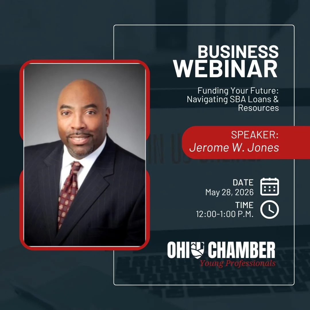 Have a business idea but not sure how to fund it? 💡

Join OCYP for Funding Your Future: Navigating SBA Loans &amp; Resources with Jerome W. Jones and learn how SBA loans work, what lenders look for, and how to position yourself for funding success.
