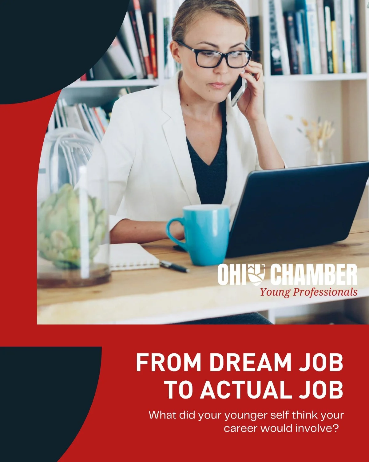 Your younger self thought your career would probably involve what?

We&rsquo;ll start:
A corner office by 25 and somehow zero emails.

Your turn 👇
