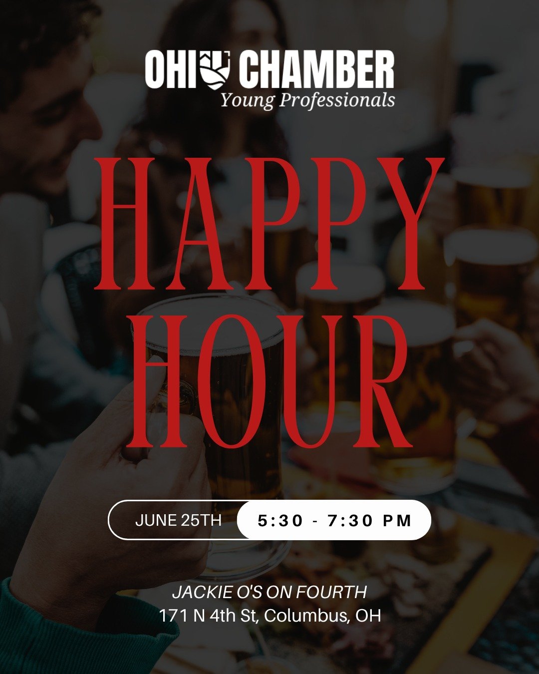 Looking to meet new people this summer?

We've got you covered.

Join OCYP at Jackie O's Rooftop for an evening of casual networking, meaningful conversations, and connections that extend beyond a quick LinkedIn request.

Whether you're new to Columb