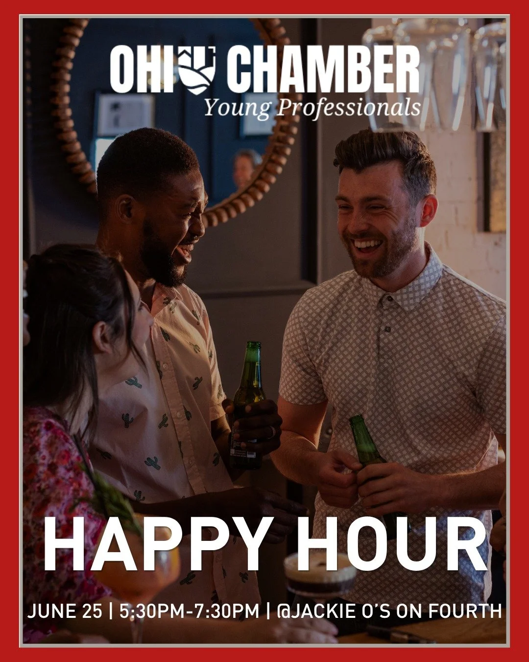 Need a reason to get out of the office on June 25? 🍻

OCYP is hosting a happy hour at Jackie O's Rooftop, and we&rsquo;d love for you to join us. 

This is a great opportunity to meet new people, reconnect with familiar faces, or just enjoy a summer