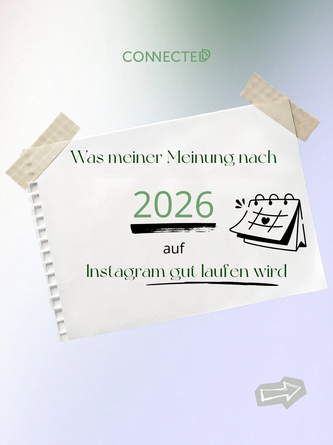 Hey! Noch ist Januar, also kann ich auch noch meine Einsch&auml;tzung dazu geben, was imho 2026 gut ankommen wird. 🤓

Spoiler-Alarm: Es wird 2026 sehr viel pers&ouml;nlicher! 
Dieser Trend hat sich schon im letzten Halbjahr 2025 abgezeichnet und ist