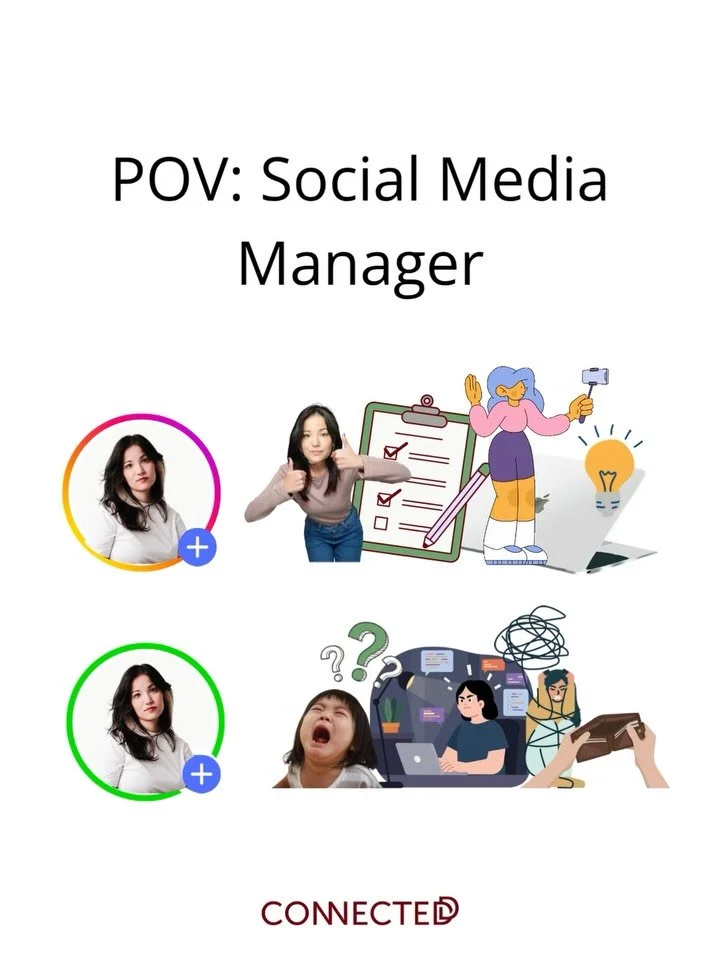 Was man auf Social Media sieht, ist immer nur ein Ausschnitt von dem, was wirklich passiert. 
Enge Freund:innen sehen hinter die Kulissen. 👀

Ich m&ouml;chte hier etwas &uuml;berspitzt zeigen, dass diese Dualit&auml;t durchaus Raum finden darf, denn