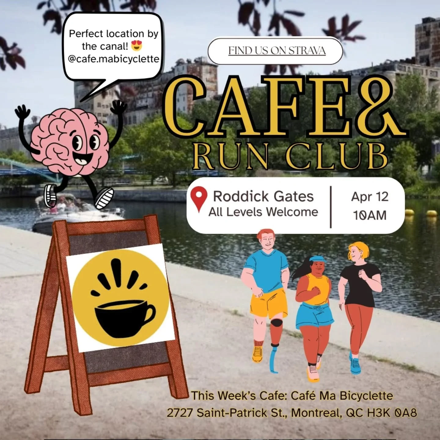 Same time, same meeting place- new cafe of the week!

Come join some spring vibes with another run club 😉