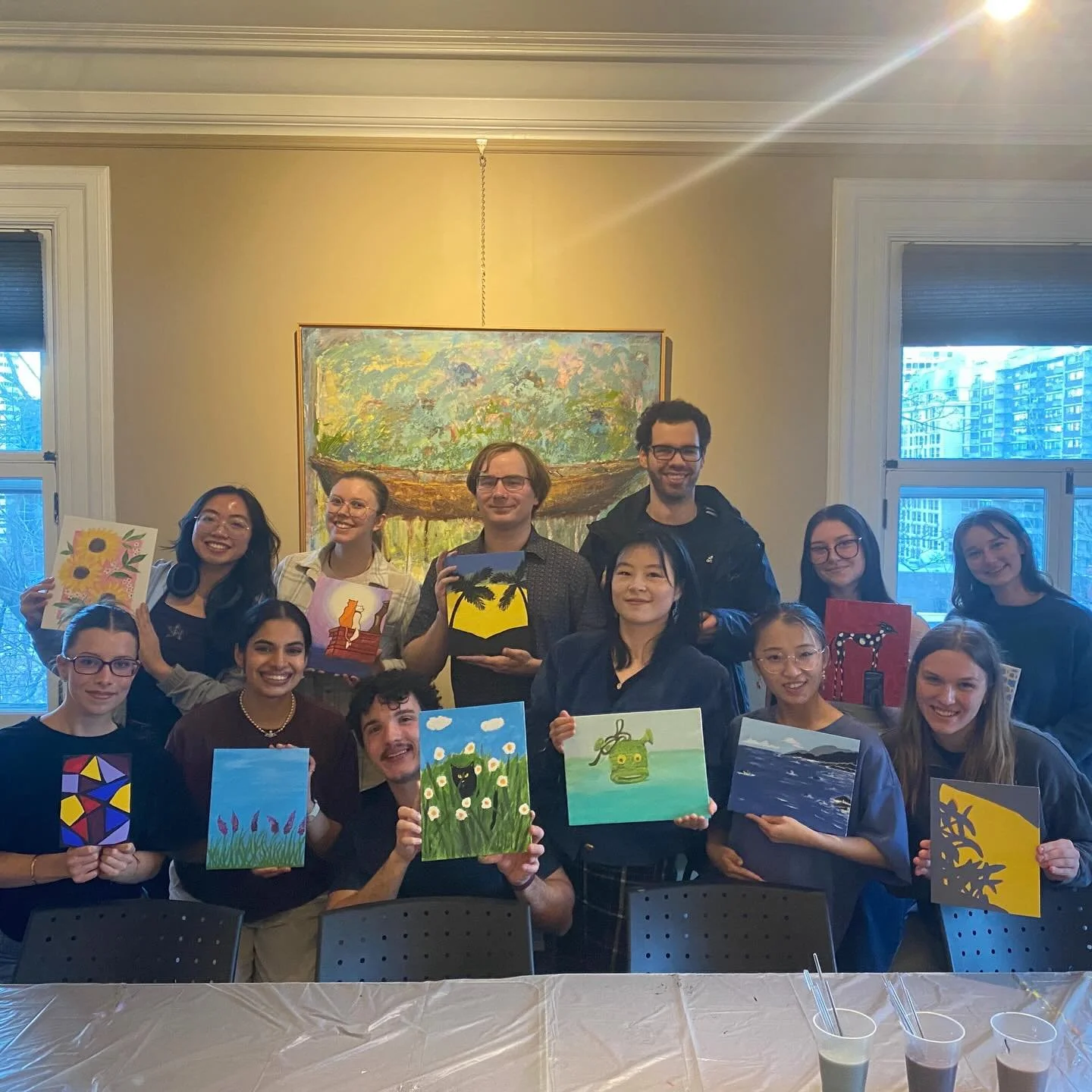 First GSAN Paint and Sip Event was a huge success🥹🫶 Thank you to our phenomenal VP Wellness, Nicole🥰👑, and to everyone for joining🎨🫟