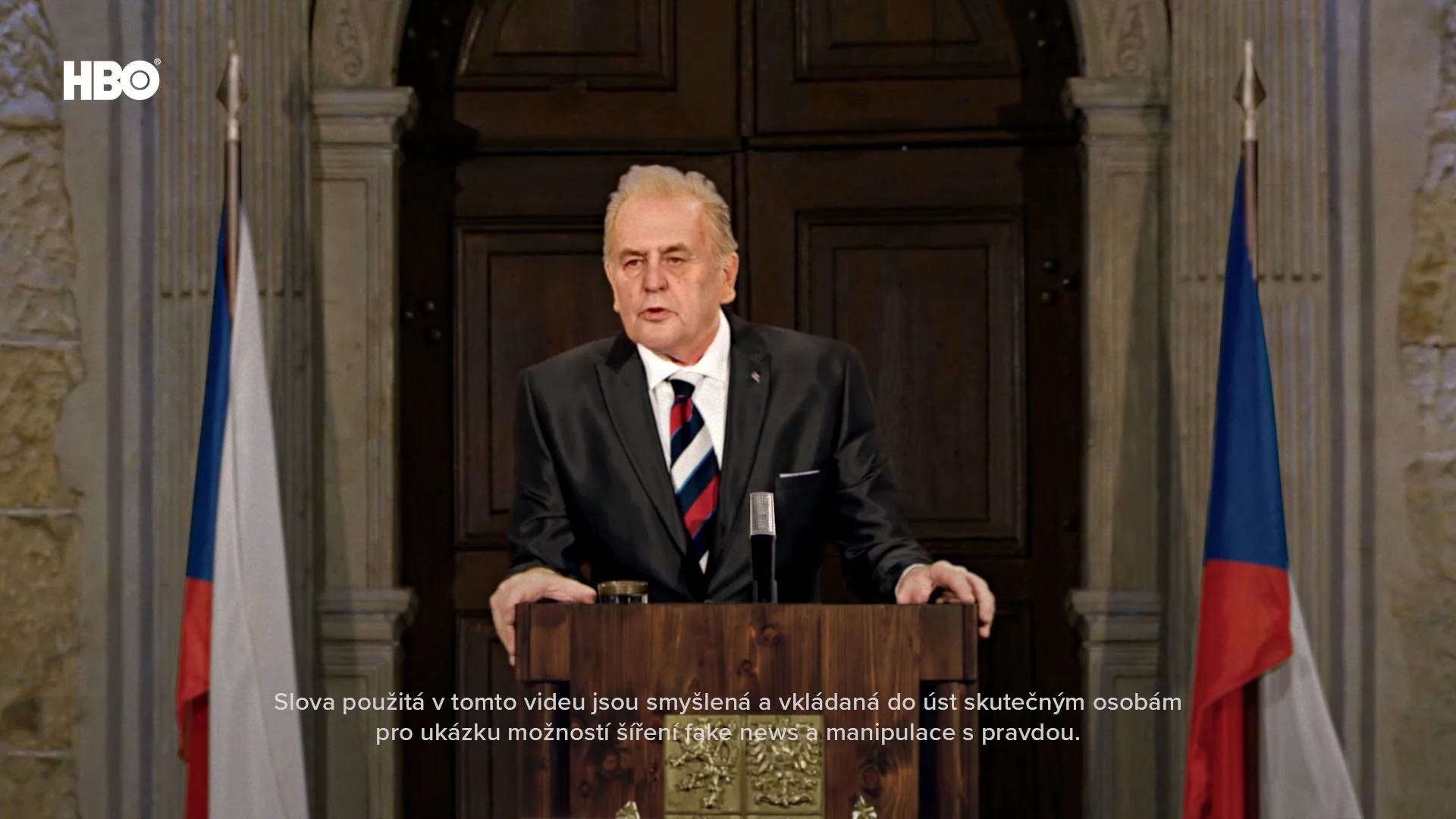 HBO - Czech president deepfake