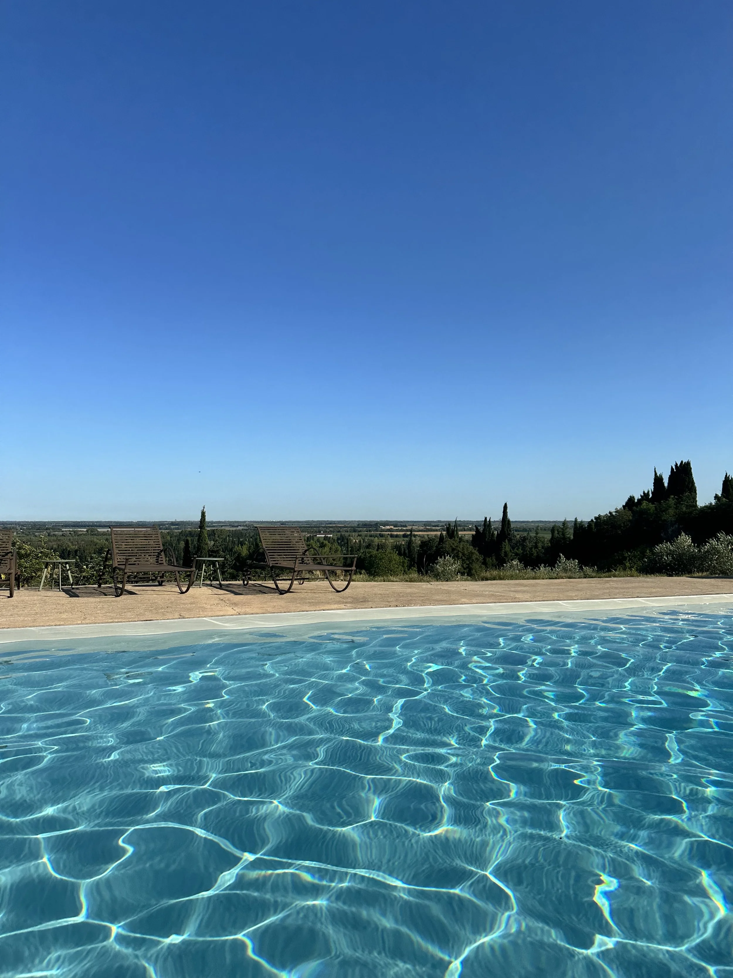 vue piscine