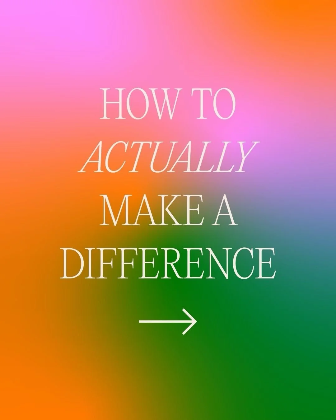 Are you going to become the person you want to be? 

You&rsquo;ll never know unless you show up for yourself.