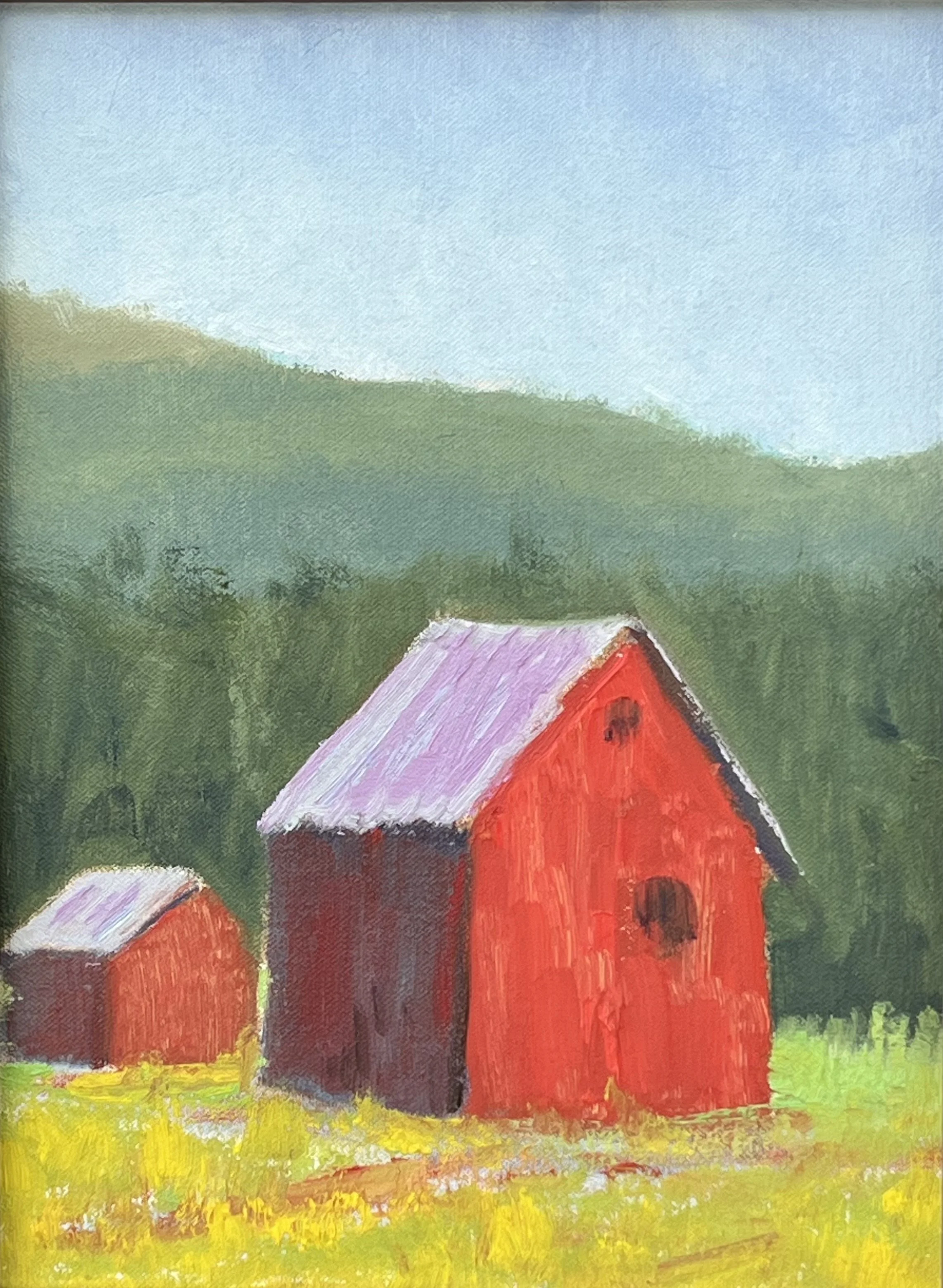 Red Barn • Oil on canvas • SOLD