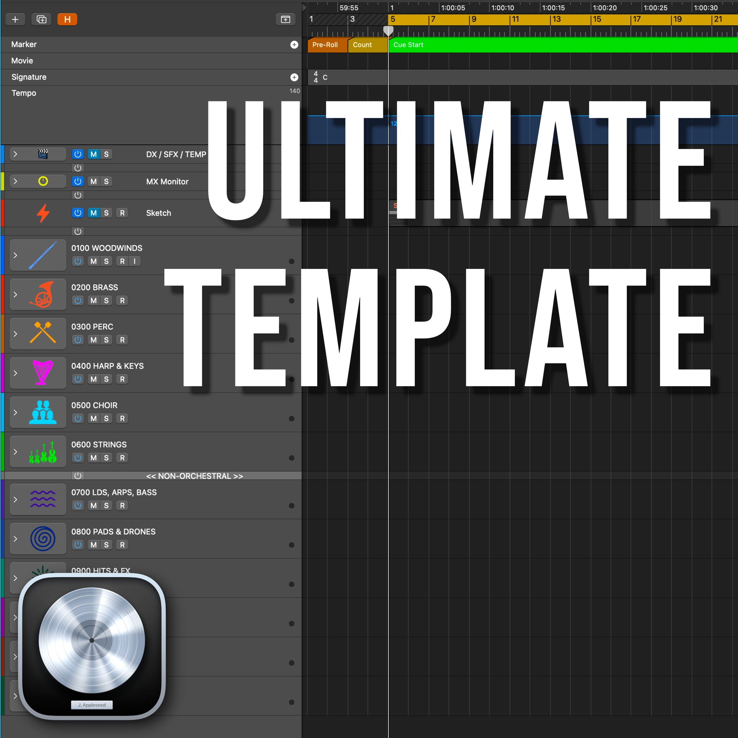 ULTIMATE Template for Logic Pro