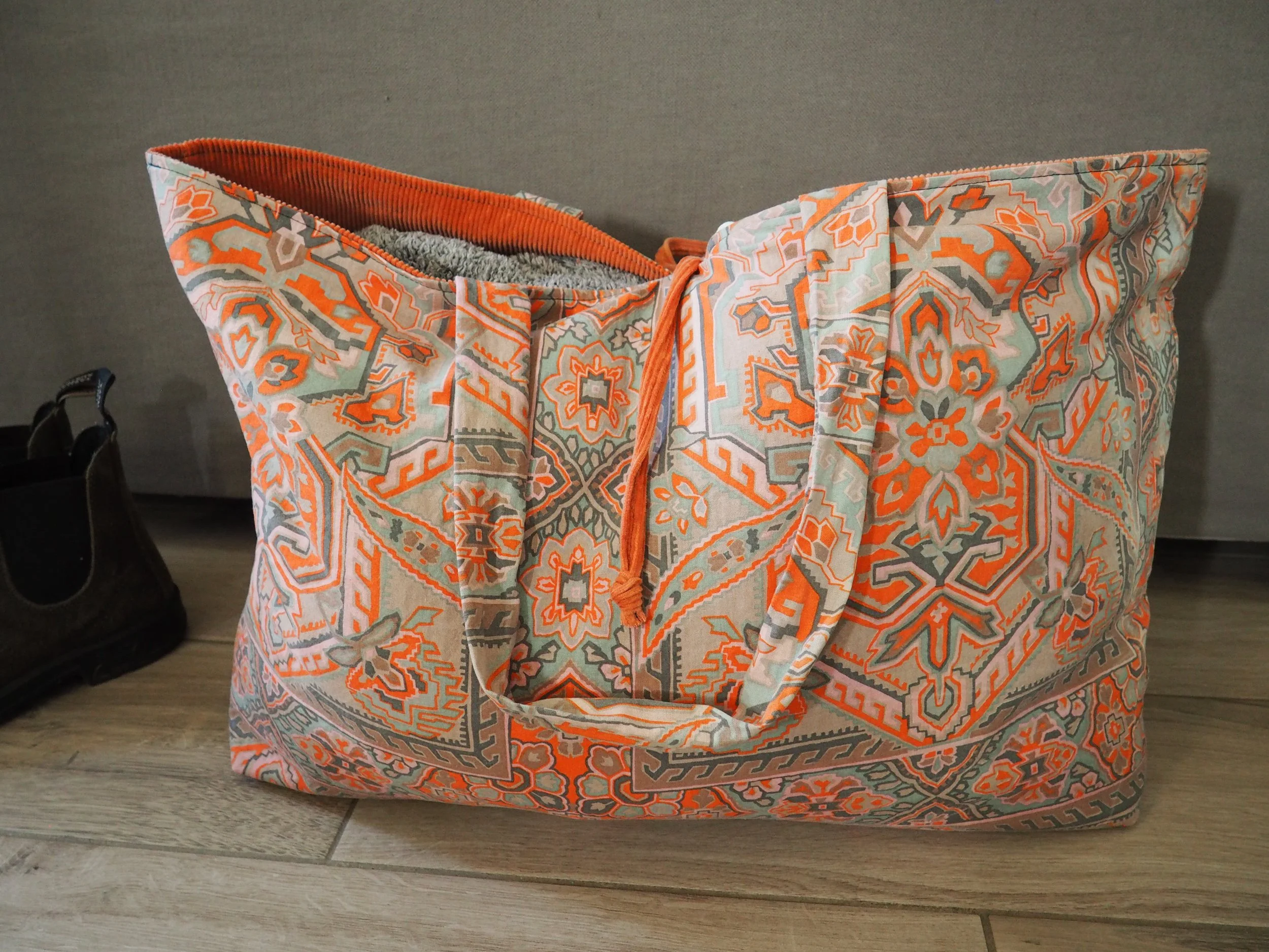 Tote Bag XXL réversible - Automnale