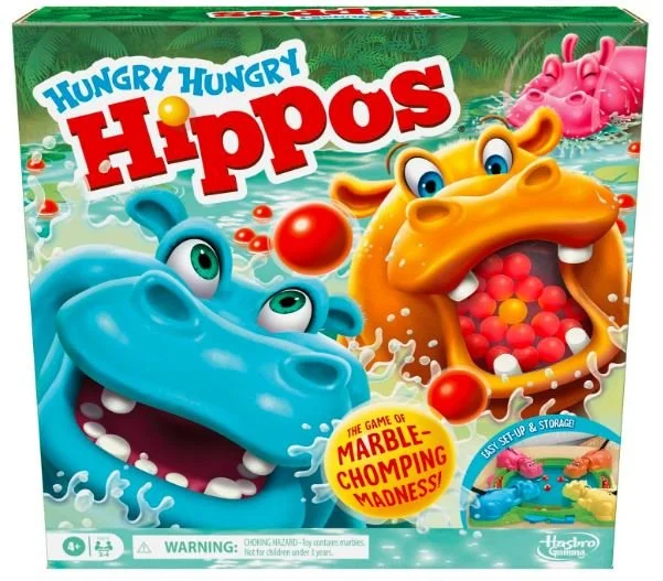 Hungry Hungry Hippos - Easter Gifts for Boys 6 7 8 - Bronte and Wilder, Books, Games, Gifts for Kids