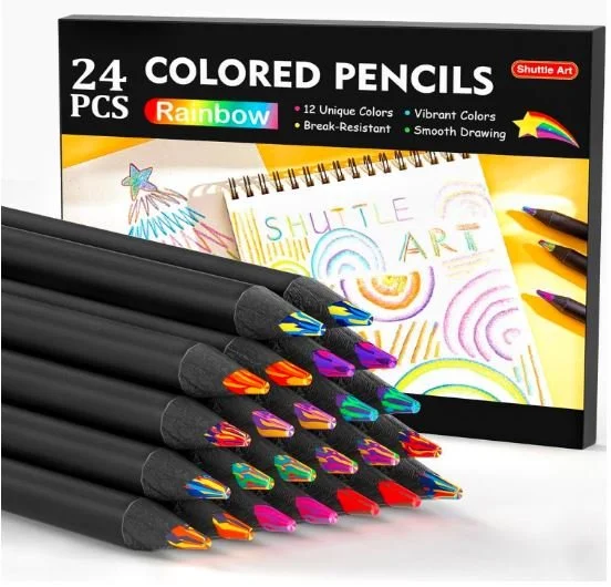Rainbow Colored Pencils -Fav Back to School Supplies - Bronte and Wilder