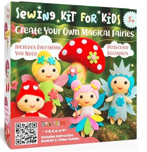 Fairy Sewing Kit - Easter Gifts for Girls 6 7 8 - Bronte and Wilder