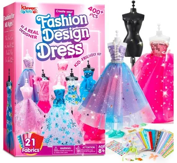 Fashion Design Craft - Easter Gifts for Girls 8 9 10 - Bronte and Wilder - Wholesome Books and Games for Kids