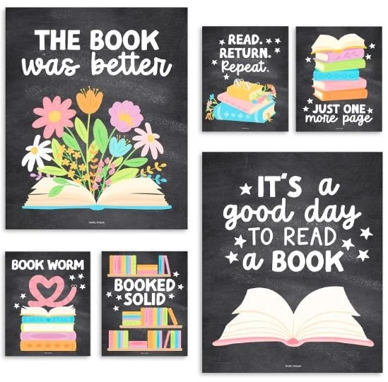 Reading Posters - Favorite Back to School Supplies - Bronte and Wilder