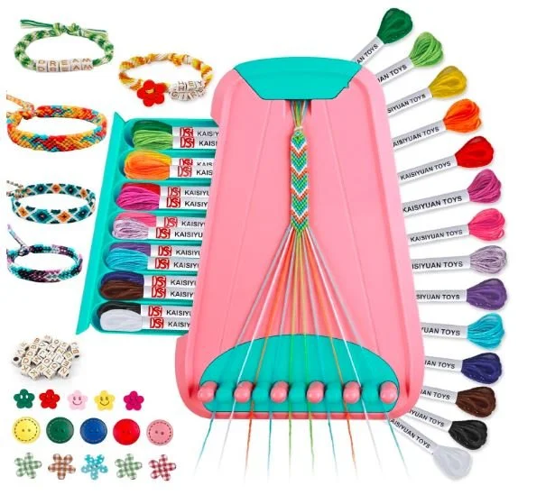 Friendship Bracelet Maker - Easter Gifts for Girls 8 9 10 - Bronte and Wilder - Wholesome Games Crafts and Books for kids