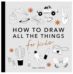 Drawing Book - Easter Gifts for Girls 8 9 10 - Bronte and Wilder - Wholesome Games Crafts and Books for kids