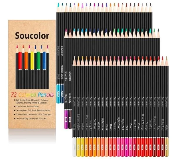Soucolor Colored Pencils - Favorite Back to School Supplies - Bronte and Wilder