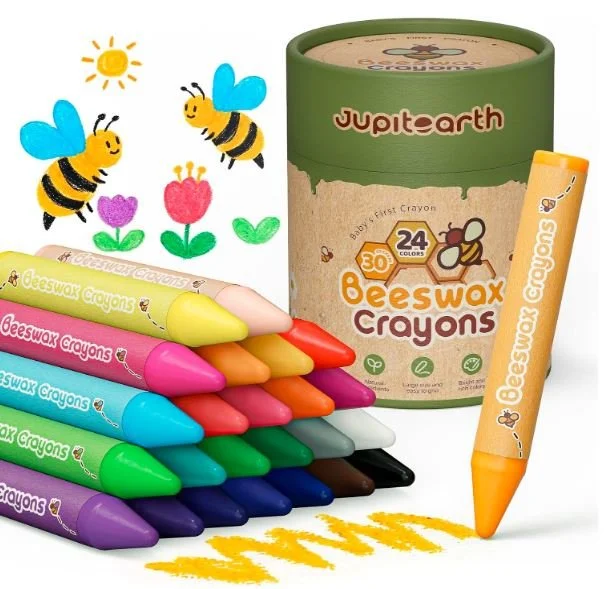 Jumbo Crayons for Toddlers - Favorite Back to School Supplies - Bronte and Wilder