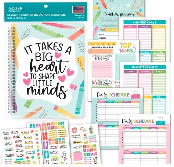 Teacher Planner - Favorite Back to School Supplies - Bronte and Wilder