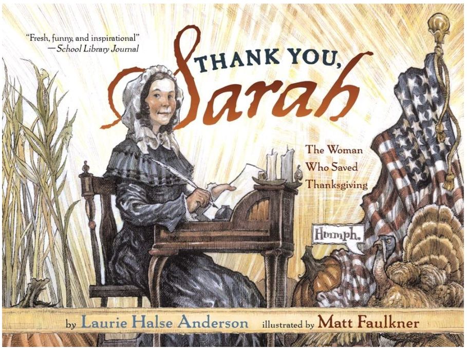 Thank You, Sarah - Thanksgiving Picture Books - Bronte and Wilder