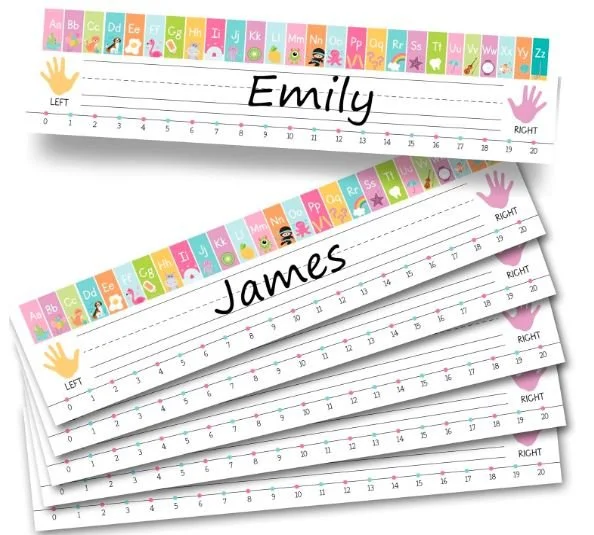 Alphabet Desk Name Plates - Favorite Back to School Supplies - Bronte and Wilder