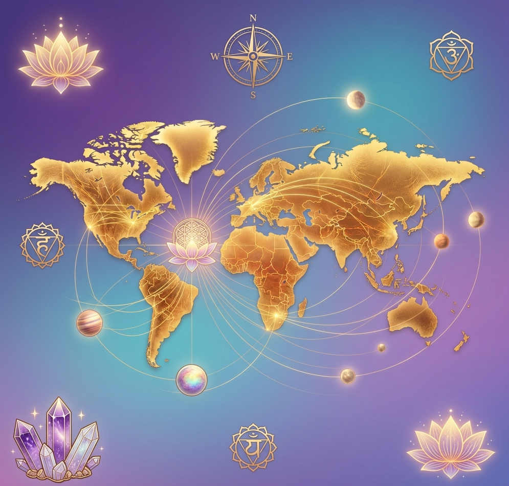 Astrocartography for Spirituality, Life Purpose & Healing