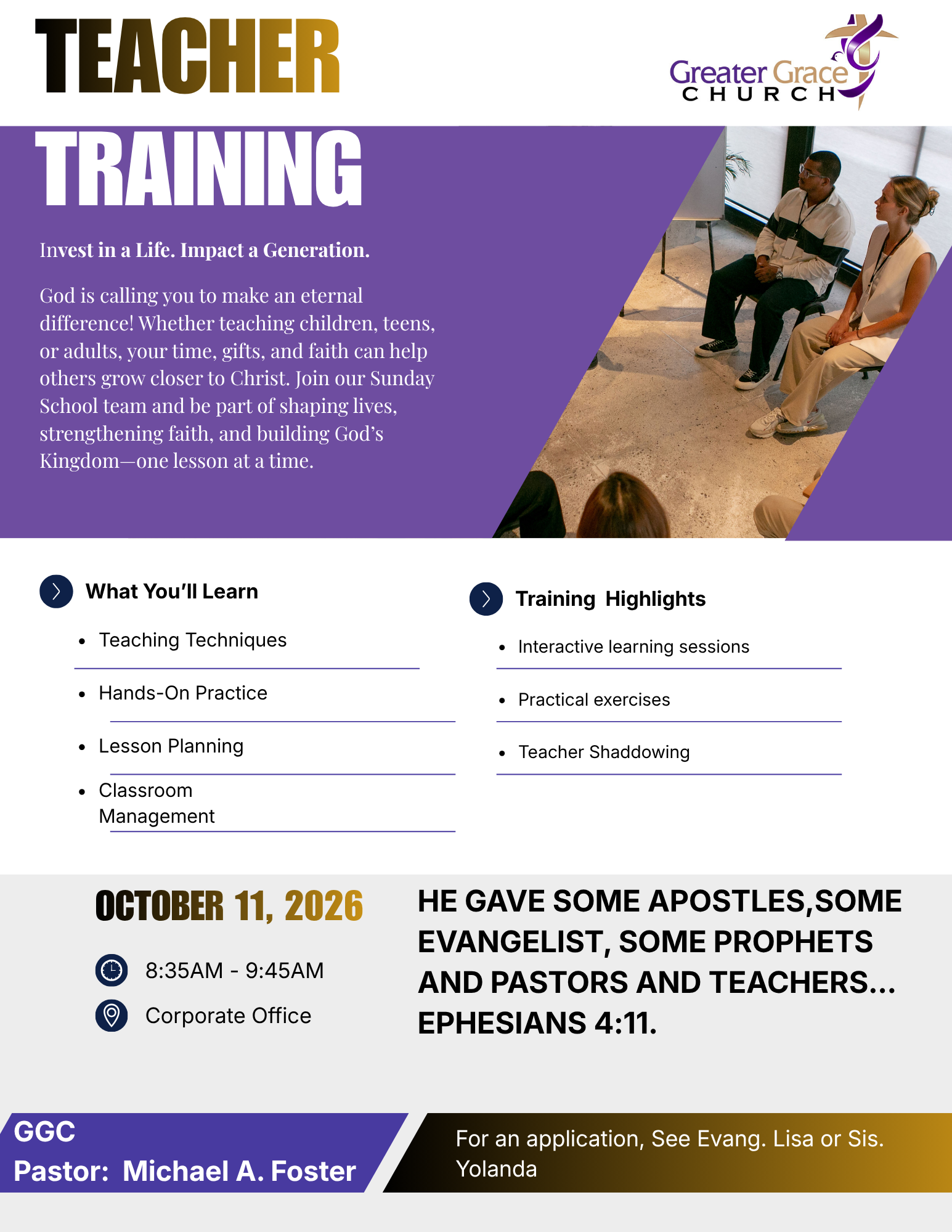 Teacher Training