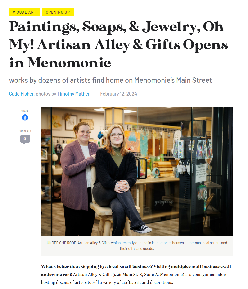 Local artisan marketplace opens