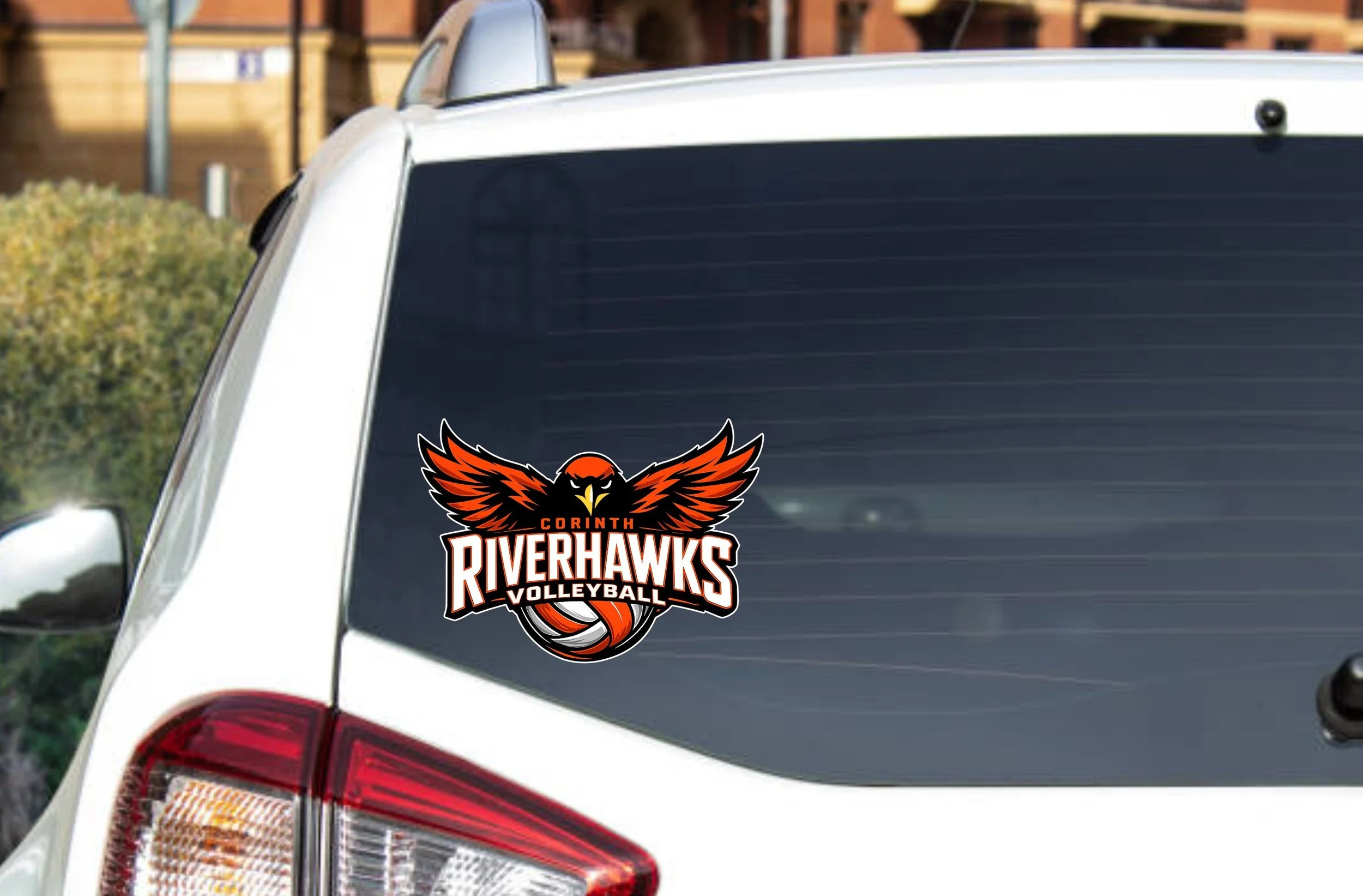 Riverhawks Volleyball Decal