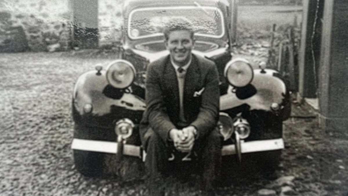 Tom Mackenzie with his Citroen