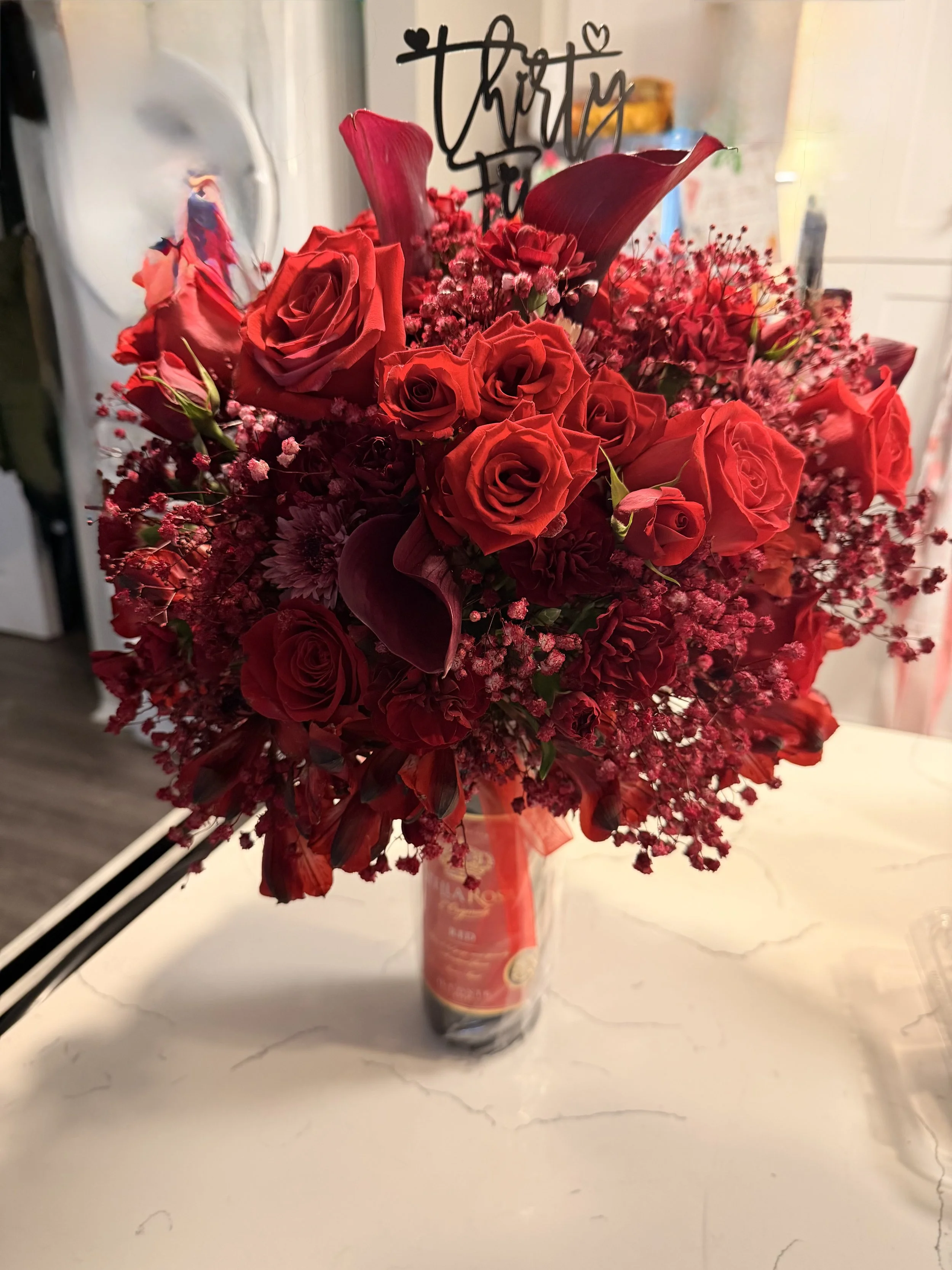 The Wine Bottle Bouquet