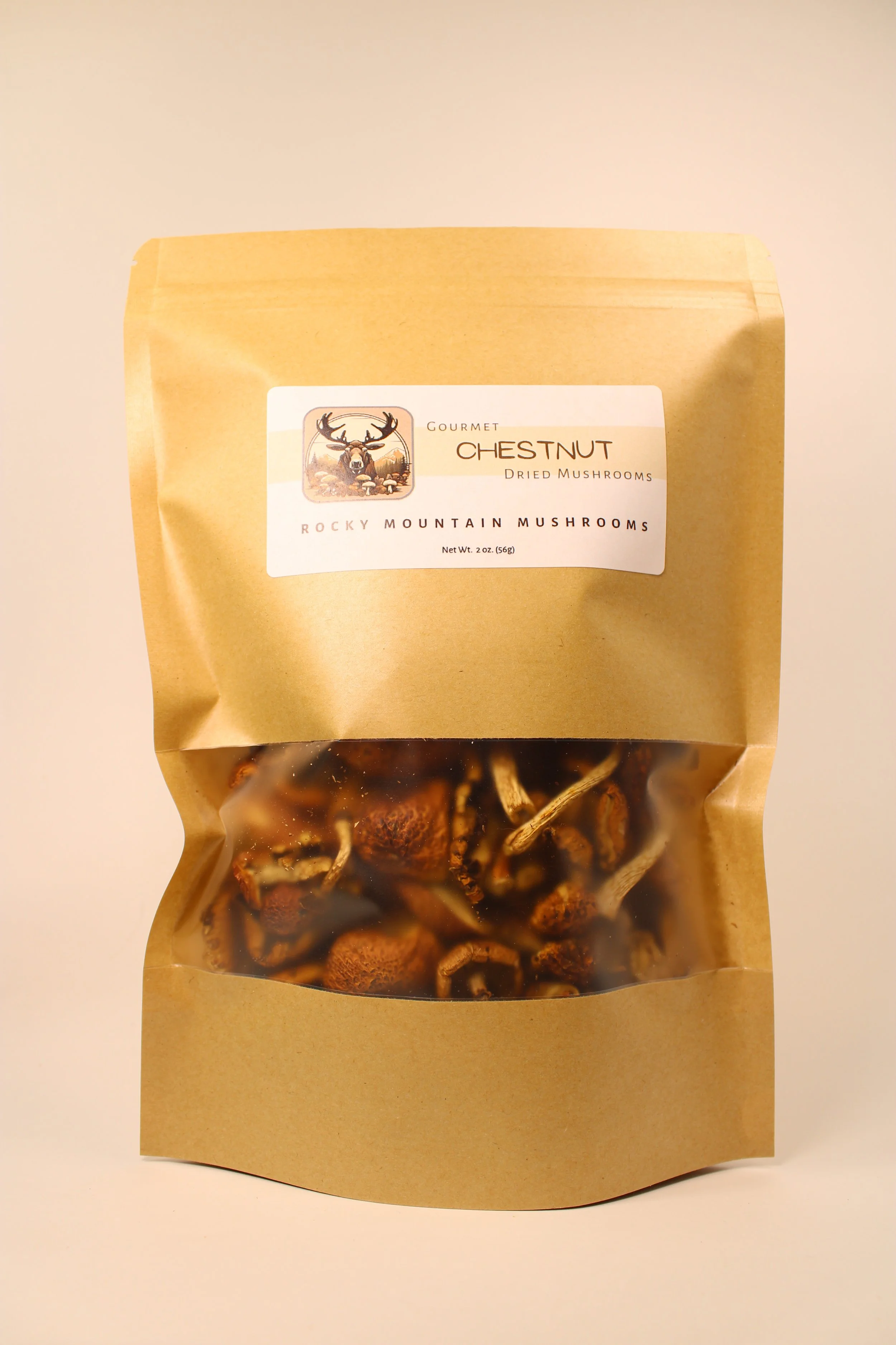 Chestnut Mushrooms - Dried (2 oz.)