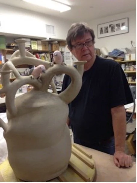 photo of master ceramic artist, Curtis Hoard