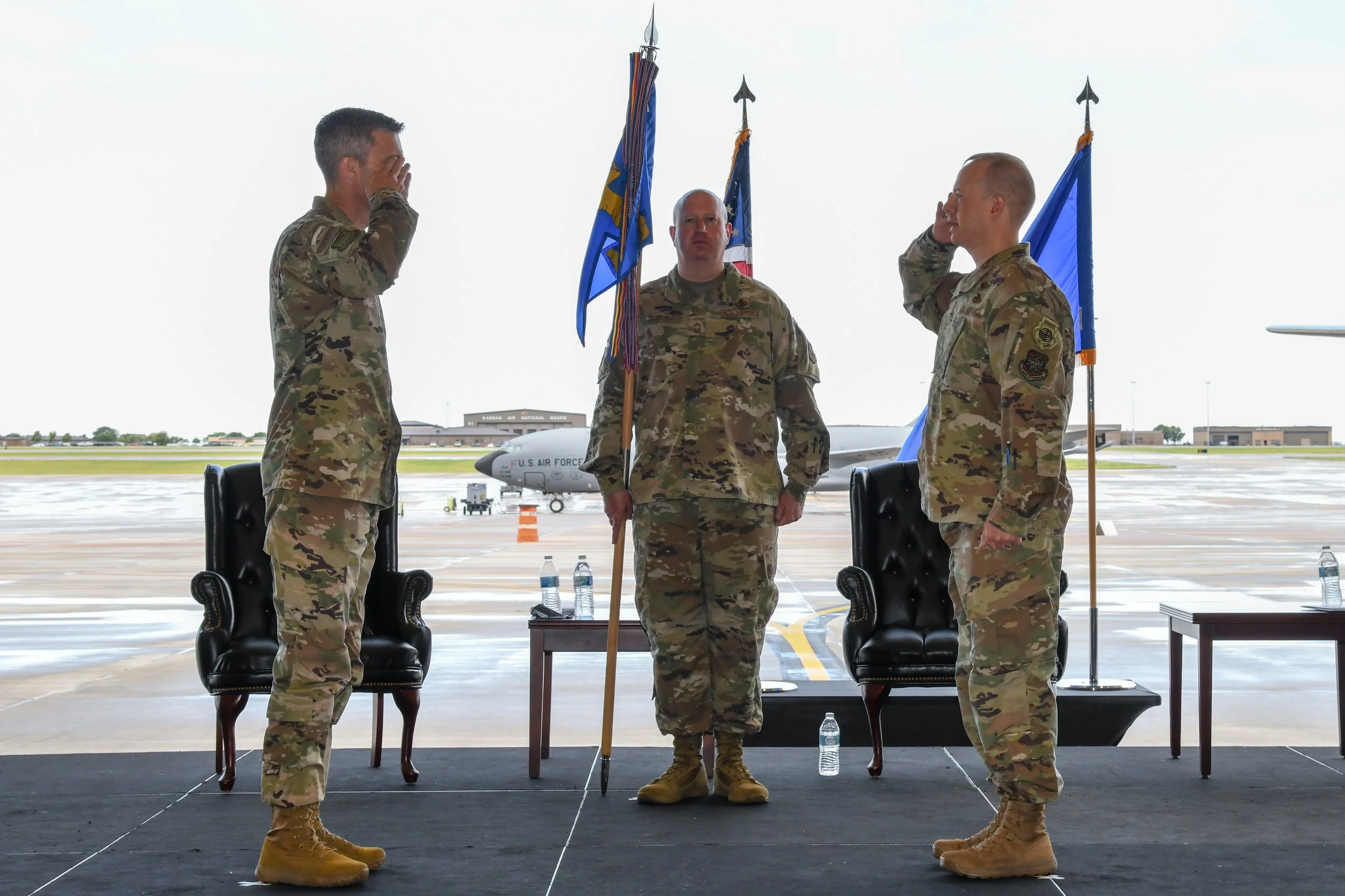 Change of Command ceremony