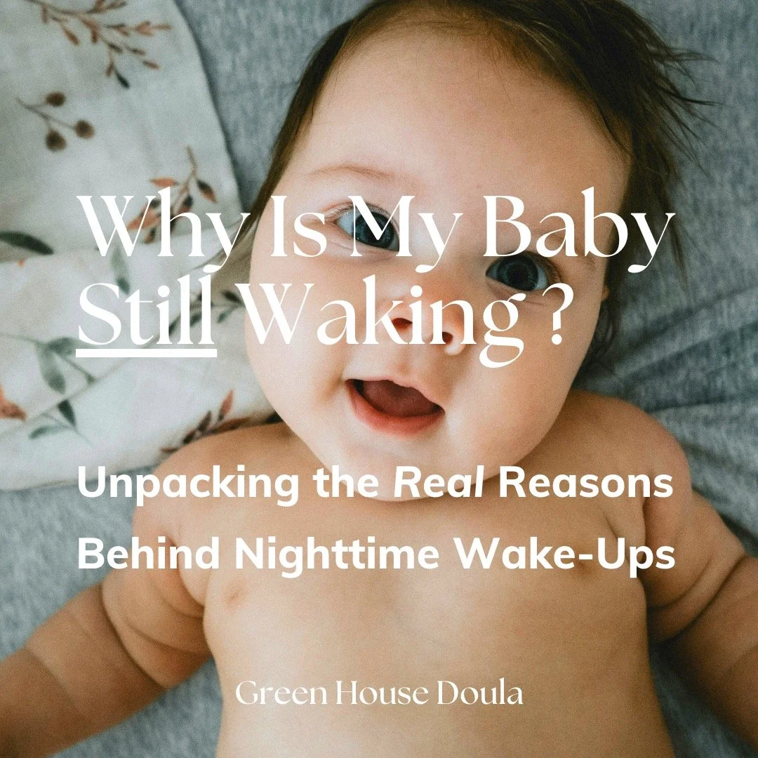 Why is my baby still waking up at night? 😩😵&zwj;💫 

It&rsquo;s not because of &ldquo;bad habits,&rdquo; feeding to sleep, manipulation, or anything you&rsquo;ve done wrong. ✨Your baby's sleep does not define your success or worth as a parent. Peri