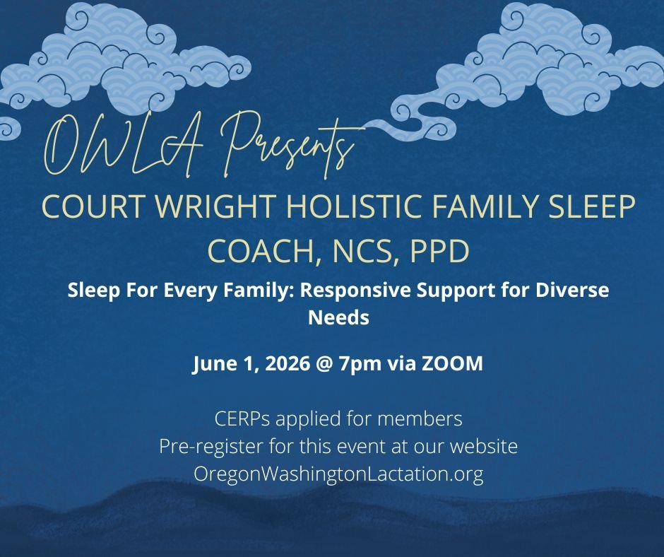 Join me virtually at @_owla_ on June 1st to explore a holistic, evidence-based, and relationship-centered approach to supporting infant and child sleep. 

About the Presentation: 

We&rsquo;ll discuss why sleep challenges are so common, how to assess