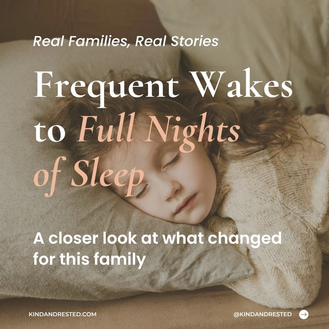 Every family&rsquo;s sleep journey looks a little different, but the need for rest, support, and reassurance is something so many parents can relate to.

This family came to me in a season of frequent night wakes and a level of exhaustion that really