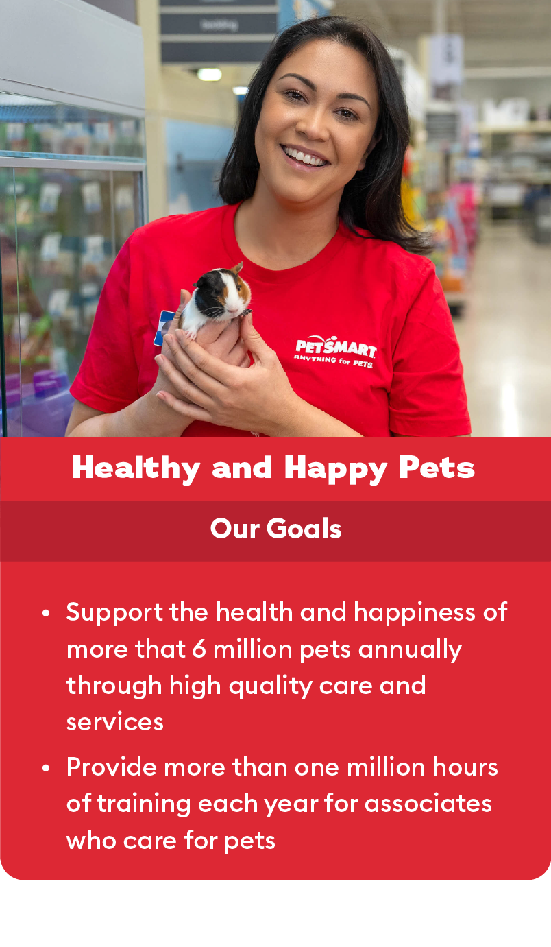 Ensuring the health, safety and welfare of animals in our care is our foremost responsibility.