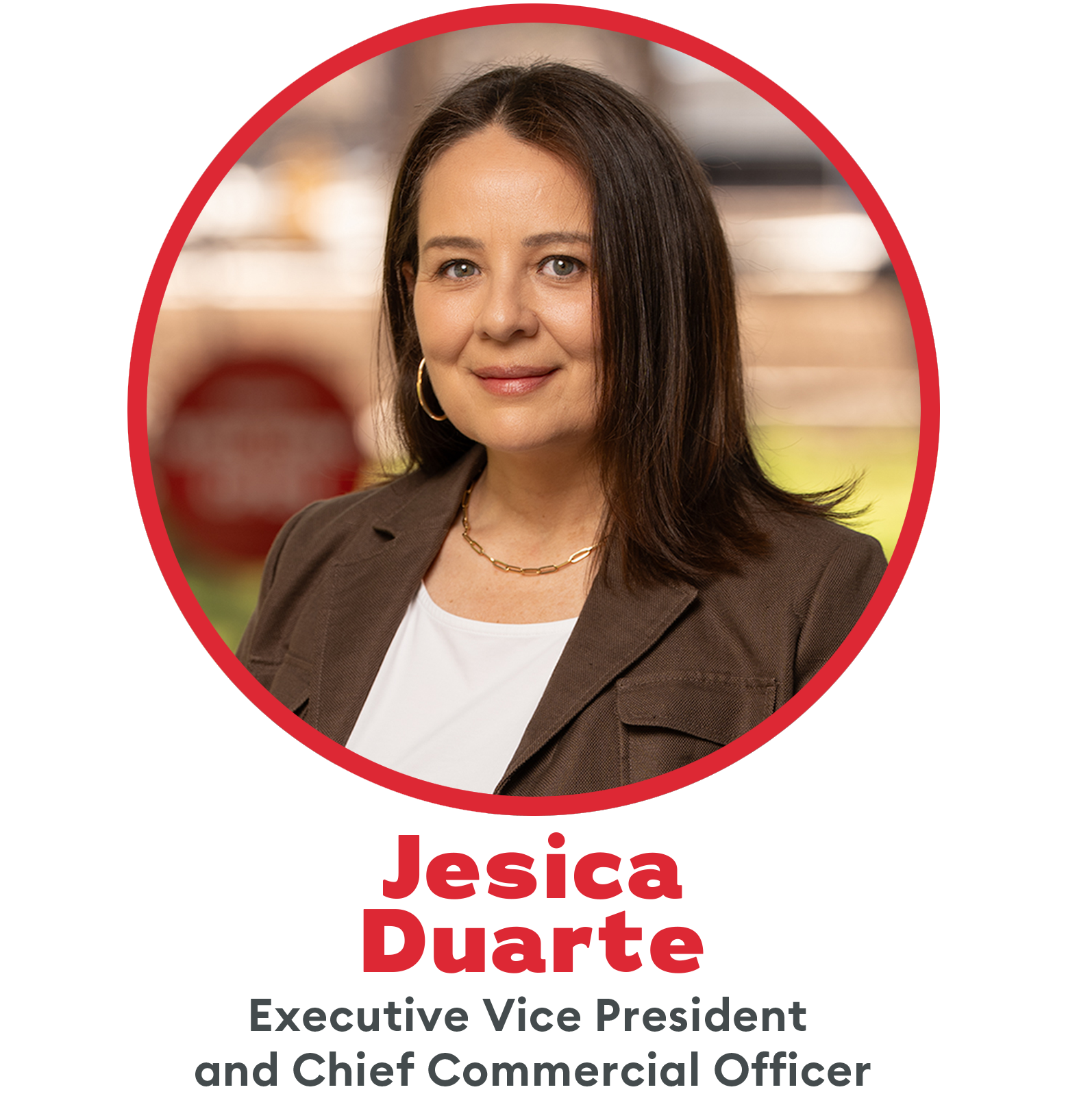 Jesica Duarte EVP and Chief Commercial Officer Headshot and link to bio