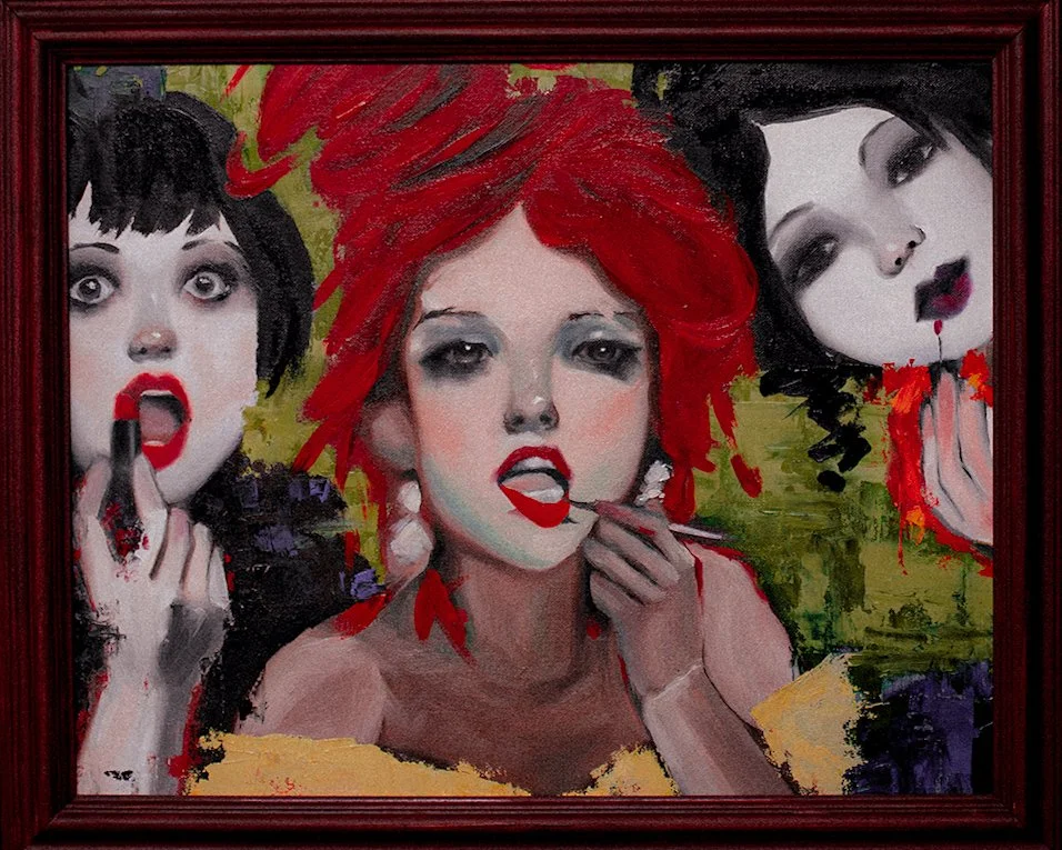 Lipstick
2024 · Oil on canvas · 12 × 18 in